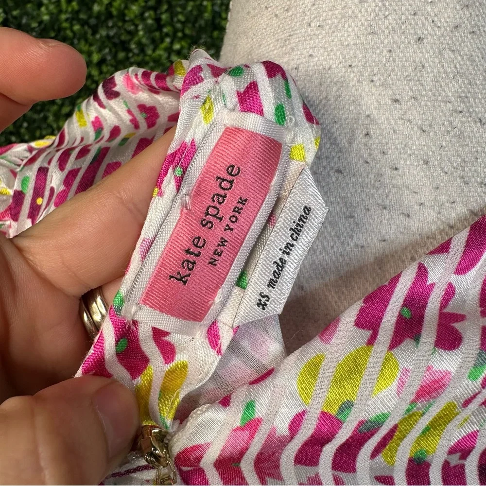 NWOT Kate Spade Marker Floral Devore‎ Top